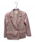 Pinky & Dianne（ピンキーアンドダイアン）の古着「ダブルブレストジャケット」｜ピンク