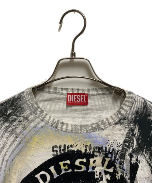 DIESEL（ディーゼル）DIESEL (ディーゼル) T-CRANE-LS-S4カットソー ホワイト サイズ:xsの古着・服飾アイテム