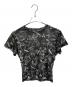 CHARLES JEFFREY LOVERBOY（チャールズ ジェフリー ラバーボーイ）の古着「メッシュ総柄Ｔシャツ」｜ブラック