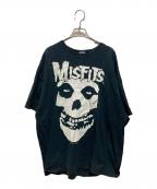 GILDANギルダン）の古着「MISFITSプリントＴシャツ」｜ブラック