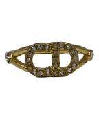 Christian Diorクリスチャン ディオール）の古着「Clair D Luneラインストーンリング」｜ゴールド