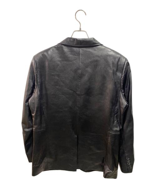 BALMAIN（バルマン）BALMAIN (バルマン) ラムレザージャケット ブラック サイズ:Ⅼの古着・服飾アイテム