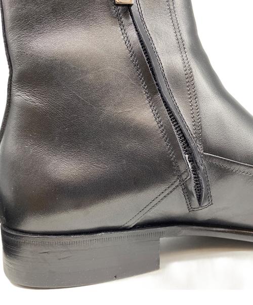 VERSACE（ヴェルサーチェ）VERSACE (ヴェルサーチェ) ブーツ ブラック サイズ:401/2の古着・服飾アイテム