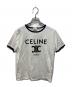 CELINE（セリーヌ）の古着「トリオンフロゴTシャツ」｜ホワイト