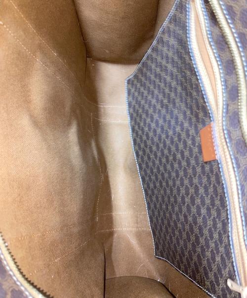 CELINE（セリーヌ）CELINE (セリーヌ) マカダム柄トートバッグ ブラウンの古着・服飾アイテム