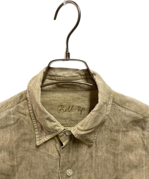 Porter Classic（ポータークラシック）Porter Classic (ポータークラシック) ROLL UP LINEN COTTON SHIRT ベージュ サイズ:Ｓの古着・服飾アイテム