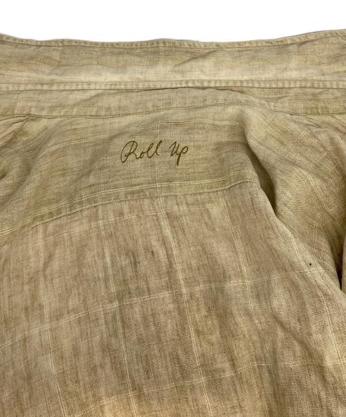 Porter Classic（ポータークラシック）Porter Classic (ポータークラシック) ROLL UP LINEN COTTON SHIRT ベージュ サイズ:Ｓの古着・服飾アイテム