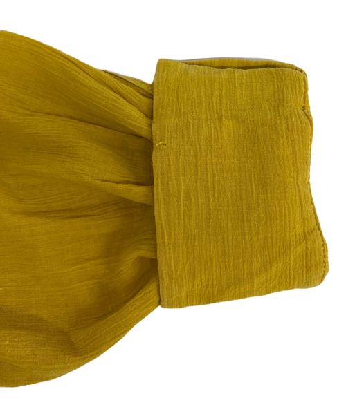 woolf brothers（ウルフブラザーズ）woolf brothers (ウルフブラザーズ) ヴィンテージ開襟シャツ イエロー サイズ:ｓの古着・服飾アイテム