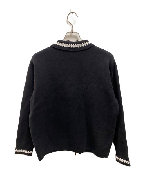 TTT MSW（ティー）TTT MSW (ティー) 25SS ジップアップニットジャケット ブラック サイズ:Ｍの古着・服飾アイテム
