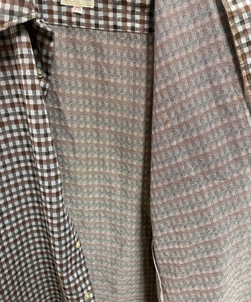 Cascade（キャスケイド）Cascade (キャスケイド) ヴィンテージシャツ ブラウン サイズ:Ⅼの古着・服飾アイテム