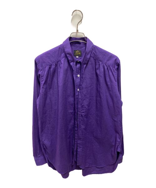 Needles（ニードルズ）Needles (ニードルズ) Ascot Collar EDW Shirt Cotton Broadcloth パープル サイズ:Sの古着・服飾アイテム