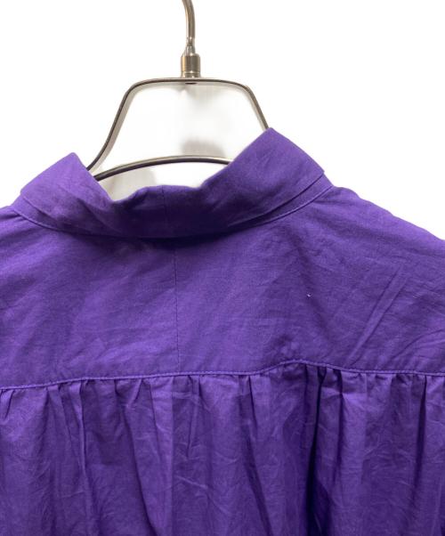 Needles（ニードルズ）Needles (ニードルズ) Ascot Collar EDW Shirt Cotton Broadcloth パープル サイズ:Sの古着・服飾アイテム