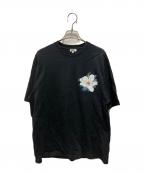 KENZOケンゾー）の古着「フラワーロゴＴシャツ」｜ブラック
