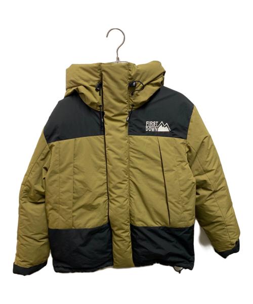 FIRST DOWN（ファーストダウン）FIRST DOWN (ファーストダウン) FREAK’S STORE (フリークスストア) 別注ショートダウンジャケット ベージュ サイズ:Ｍの古着・服飾アイテム