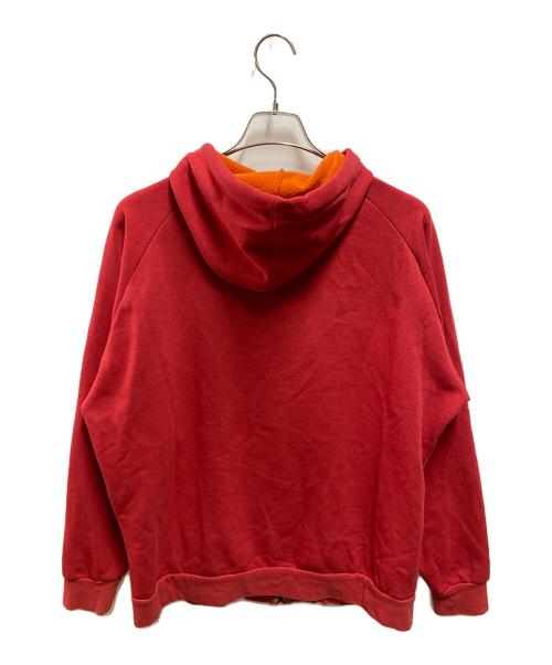 stussy（ステューシー）stussy (ステューシー) ヘッドホンロゴパーカー レッド サイズ:Ｍの古着・服飾アイテム