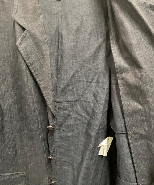 COMME des GARCONS HOMME（コムデギャルソン オム）COMME des GARCONS HOMME (コムデギャルソン オム) 90's リネン3Bジャケット ブラック サイズ:Ｍの古着・服飾アイテム