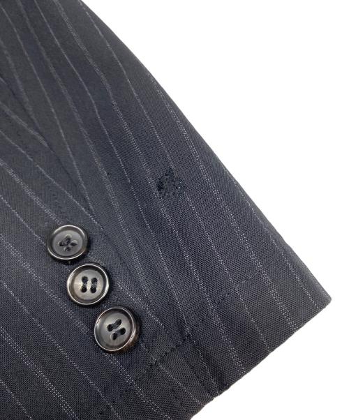 COMME des GARCONS HOMME（コムデギャルソン オム）COMME des GARCONS HOMME (コムデギャルソン オム) 90's リネン3Bジャケット ブラック サイズ:Ｍの古着・服飾アイテム