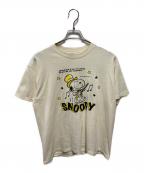 Hanesヘインズ）の古着「80's SNOOPY TEE」｜イエロー