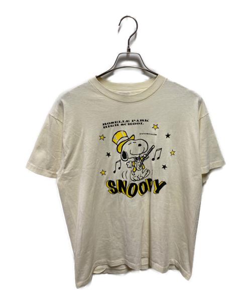 Hanes（ヘインズ）Hanes (ヘインズ) 80's SNOOPY TEE イエロー サイズ:Ｌの古着・服飾アイテム