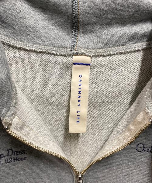 SHINYA KOZUKA（シンヤコズカ）SHINYA KOZUKA (シンヤコズカ) ordinary zip hoodie グレー サイズ:sの古着・服飾アイテム