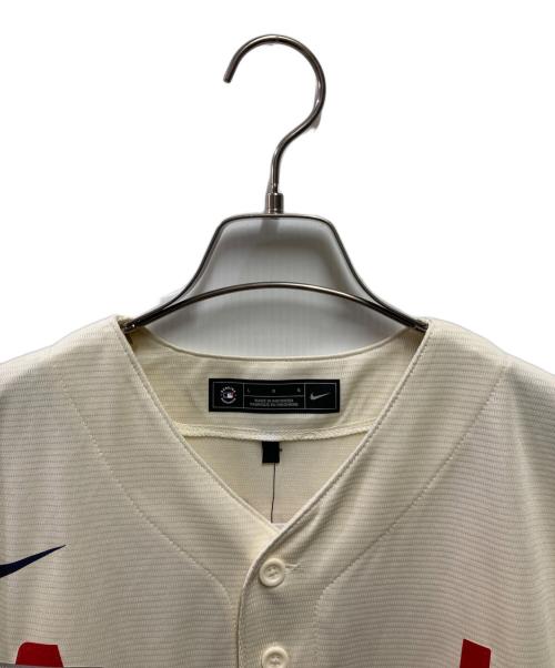NIKE（ナイキ）NIKE (ナイキ) MLBエンゼルスベースボールシャツ T770-ANCC OHTANI 17 アイボリー サイズ:Lの古着・服飾アイテム