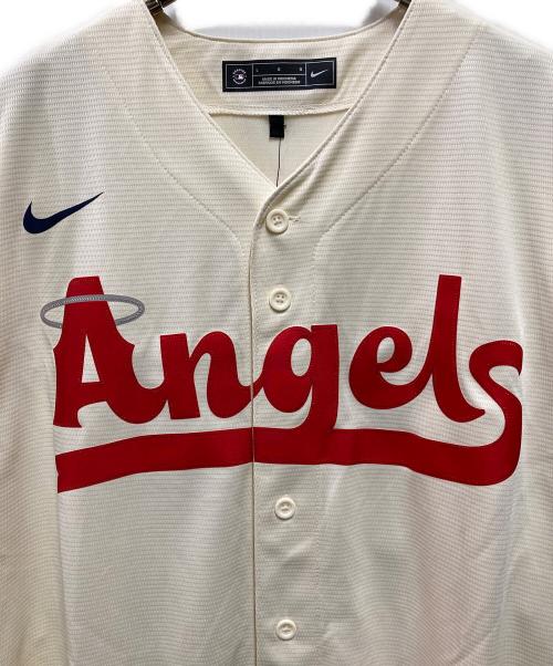 NIKE（ナイキ）NIKE (ナイキ) MLBエンゼルスベースボールシャツ T770-ANCC OHTANI 17 アイボリー サイズ:Lの古着・服飾アイテム
