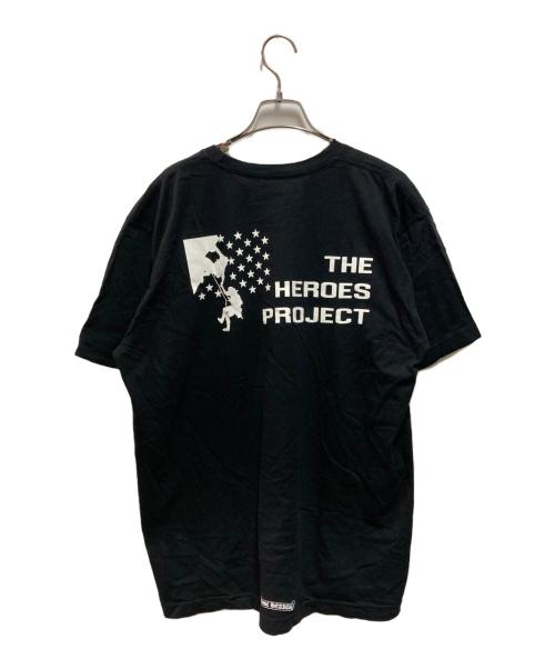 CHROME HEARTS（クロムハーツ）CHROME HEARTS (クロムハーツ) THE HEROES PROJECTポケットTシャツ ブラック サイズ:XLの古着・服飾アイテム