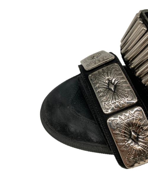 TOGA PULLA（トーガ プルラ）TOGA PULLA (トーガ プルラ) STUDIOUS (ステュディオス) METAL SNEAKER SANDAL ブラック サイズ:サイズ詳細参照の古着・服飾アイテム