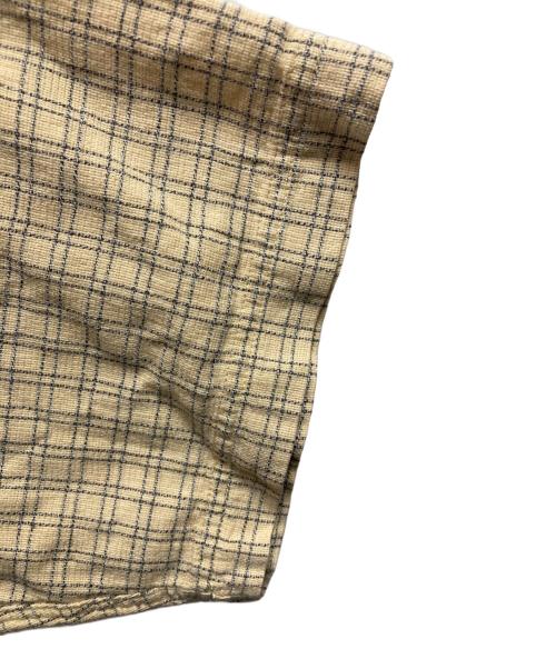 Patagonia（パタゴニア）Patagonia (パタゴニア) ハーフボタンチェックシャツ ベージュ サイズ:Ｍの古着・服飾アイテム