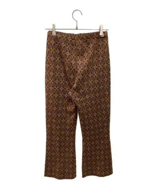 CABAN（キャバン）CABAN (キャバン) 総柄ニットパンツ ブラウン サイズ:ＦＲＥＥの古着・服飾アイテム