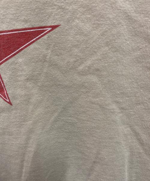 stussy（ステューシー）stussy (ステューシー) オールドスタープリントTシャツ ベージュ サイズ:Mの古着・服飾アイテム