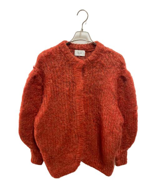 CLANE（クラネ）CLANE (クラネ) COLOR MOHAIR SHAGGY CARDIGAN レッド サイズ:1の古着・服飾アイテム