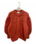CLANE（クラネ）の古着「COLOR MOHAIR SHAGGY CARDIGAN」｜レッド