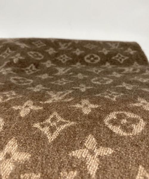 LOUIS VUITTON（ルイ ヴィトン）LOUIS VUITTON (ルイ ヴィトン) カシミヤウールマフラー  エシャルプ モノグラム グラディエント RS マフラー ブラウンの古着・服飾アイテム