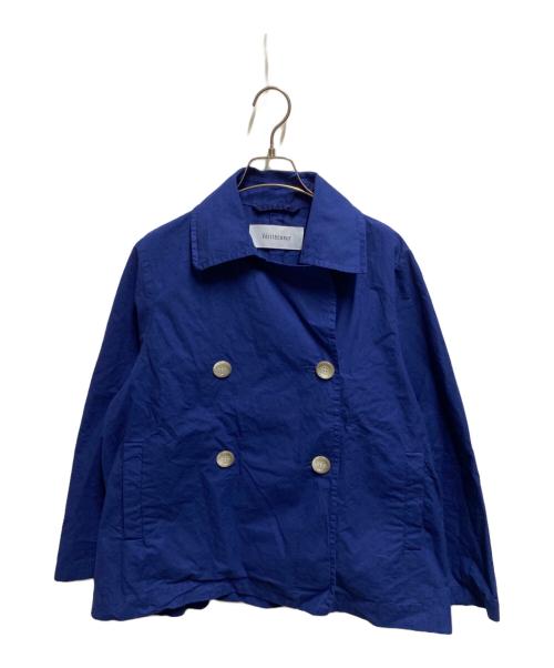 Veritecoeur（ヴェリテクール）Veritecoeur (ヴェリテクール) ダブルボタンショートコート ブルー サイズ:-の古着・服飾アイテム