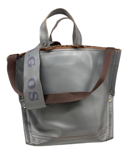 ebagos（エバゴス）ebagos (エバゴス) PVC Y字トート M グレーの古着・服飾アイテム