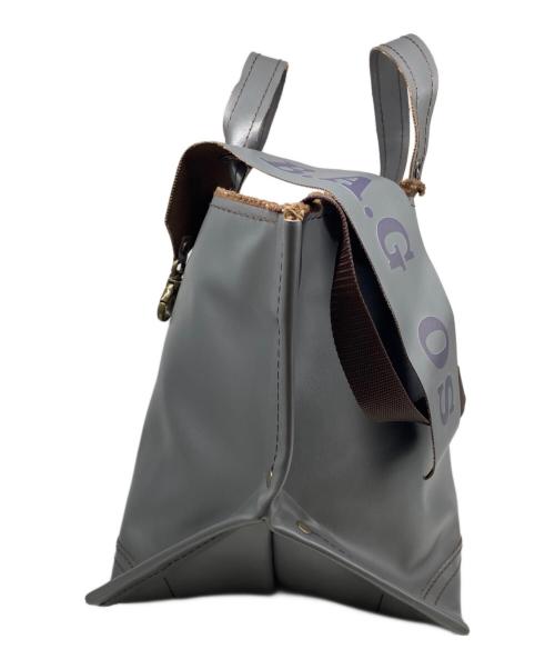 ebagos（エバゴス）ebagos (エバゴス) PVC Y字トート M グレーの古着・服飾アイテム