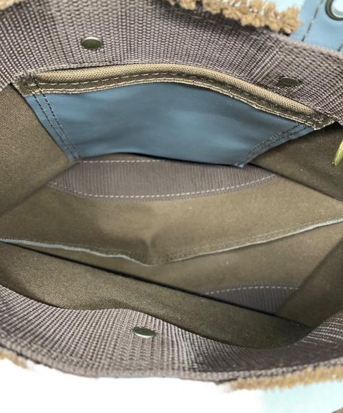 ebagos（エバゴス）ebagos (エバゴス) PVC Y字トート M グレーの古着・服飾アイテム