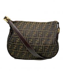 FENDI（フェンディ）の古着「ズッカ柄ワンショルダーバッグ」｜ブラウン