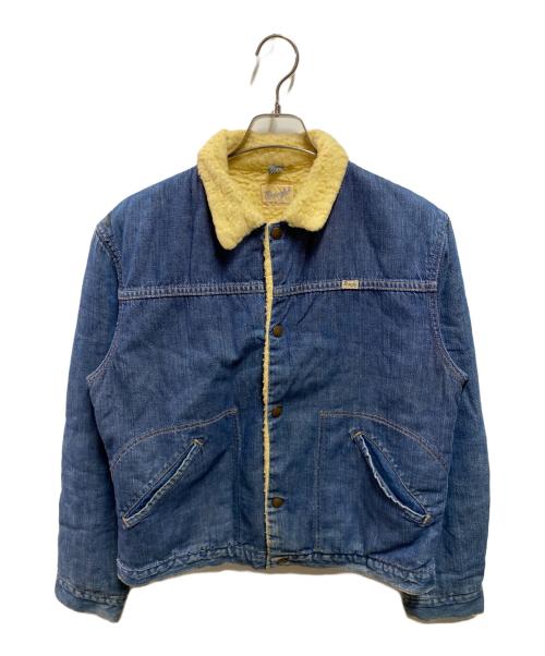 Wrangler（ラングラー）Wrangler (ラングラー)  60’Ｓボアデニムジャケット インディゴ サイズ:40の古着・服飾アイテム