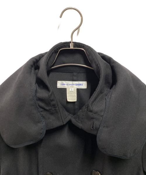 COMME des GARCONS SHIRT（コムデギャルソンシャツ）COMME des GARCONS SHIRT (コムデギャルソンシャツ) フーデッドコート ブラック サイズ:Ｓの古着・服飾アイテム