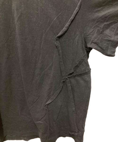 COMME des GARCONS HOMME PLUS（コムデギャルソンオムプリュス）COMME des GARCONS HOMME PLUS (コムデギャルソンオムプリュス) 再構築S/S Tee ブラック サイズ:Sの古着・服飾アイテム