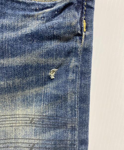 Hysteric Glamour（ヒステリックグラマー）Hysteric Glamour (ヒステリックグラマー) 音符プリントスキニーデニムパンツ インディゴ サイズ:ＸＸＳの古着・服飾アイテム