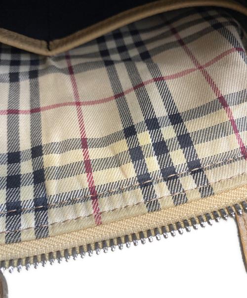 BURBERRY（バーバリー）BURBERRY (バーバリー) 裏地ノヴァチェックミニボストンバッグ ベージュの古着・服飾アイテム