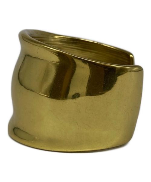 Curensology（カレンソロジー）Curensology (カレンソロジー) 24SS ワイドバングル ゴールド サイズ:-の古着・服飾アイテム