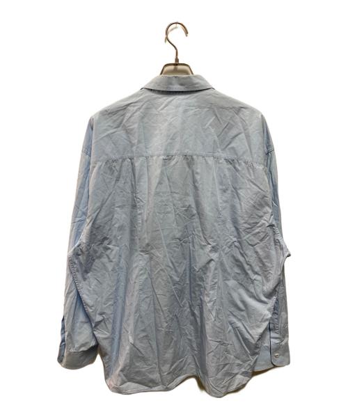 Maison Margiela（メゾンマルジェラ）Maison Margiela (メゾンマルジェラ) オーバーサイズシャツ スカイブルー サイズ:40の古着・服飾アイテム