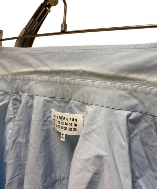 Maison Margiela（メゾンマルジェラ）Maison Margiela (メゾンマルジェラ) オーバーサイズシャツ スカイブルー サイズ:40の古着・服飾アイテム