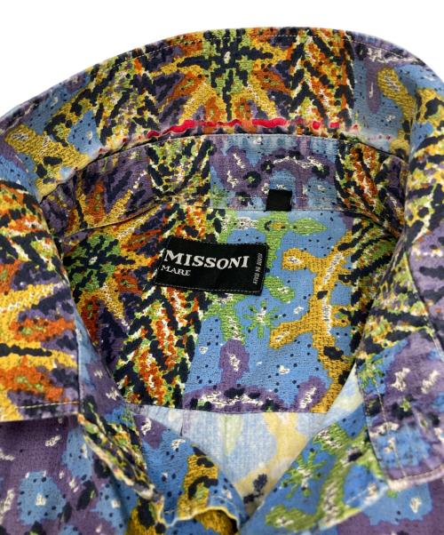 missoni（ミッソーニ）missoni (ミッソーニ) 総柄シャツ マルチカラー サイズ:Ｌの古着・服飾アイテム