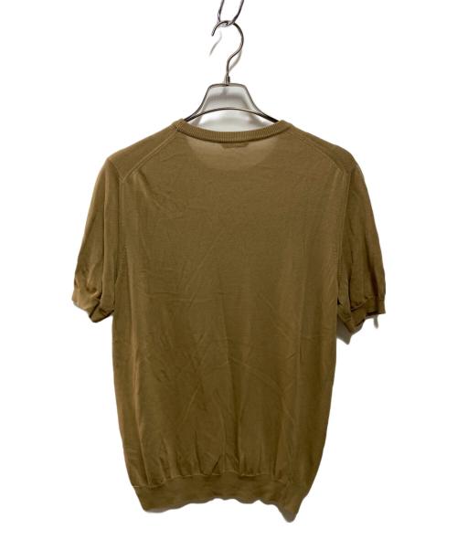 Zanone（ザノーネ）Zanone (ザノーネ) 半袖ニット ベージュ サイズ:50の古着・服飾アイテム