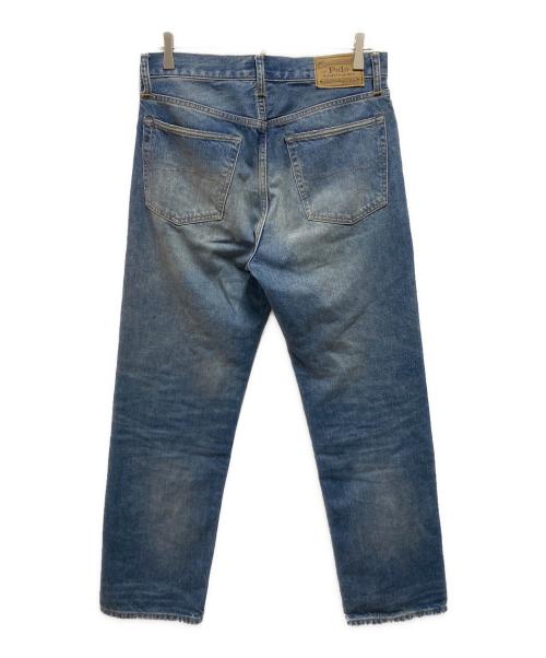 POLO RALPH LAUREN（ポロ・ラルフローレン）POLO RALPH LAUREN (ポロ・ラルフローレン) リペア加工デニムパンツ インディゴ サイズ:30の古着・服飾アイテム